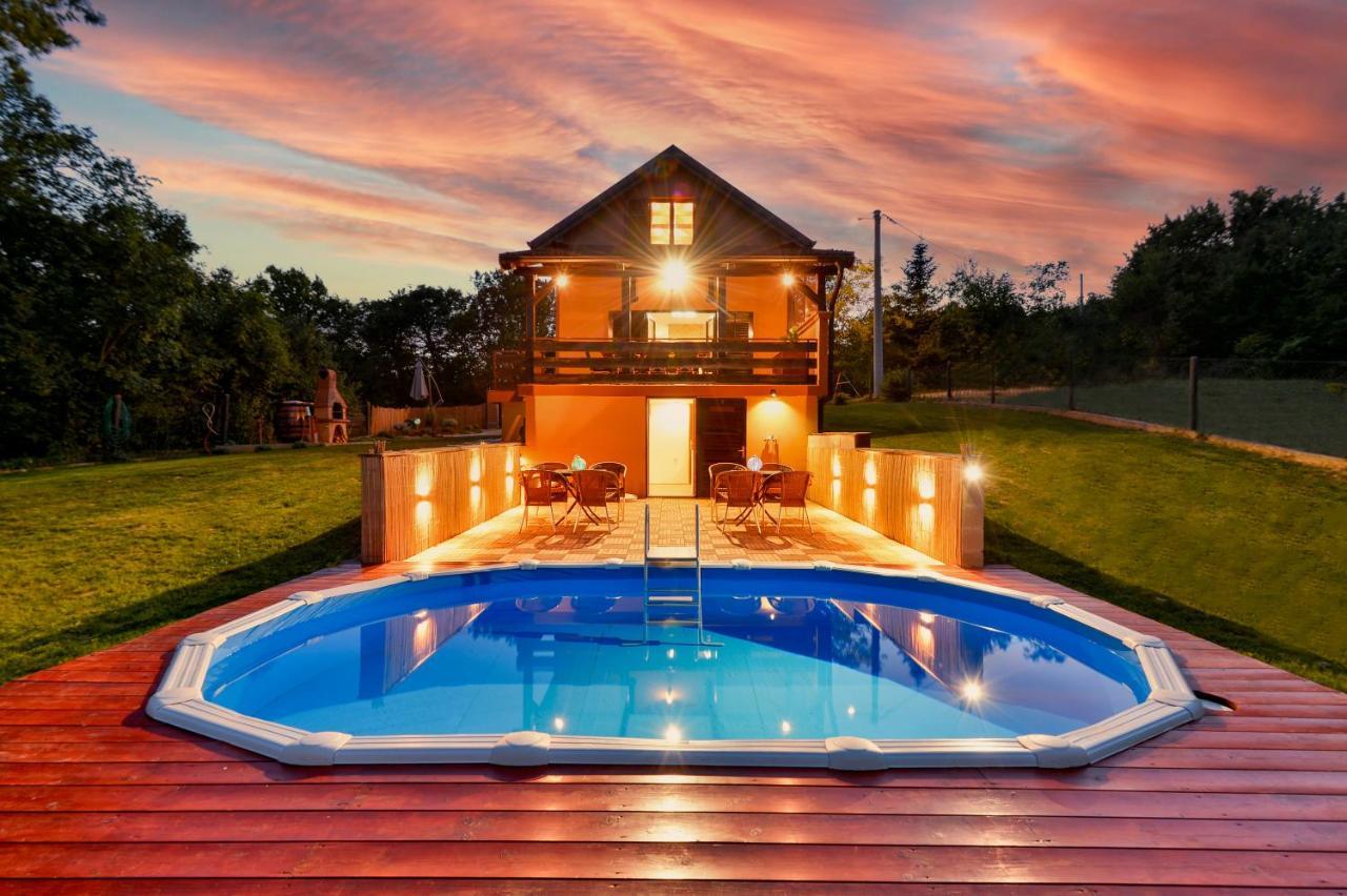 Вилла Jungle House With Private Pool And Hot Tub Sveti Ivan Zelina Экстерьер фото