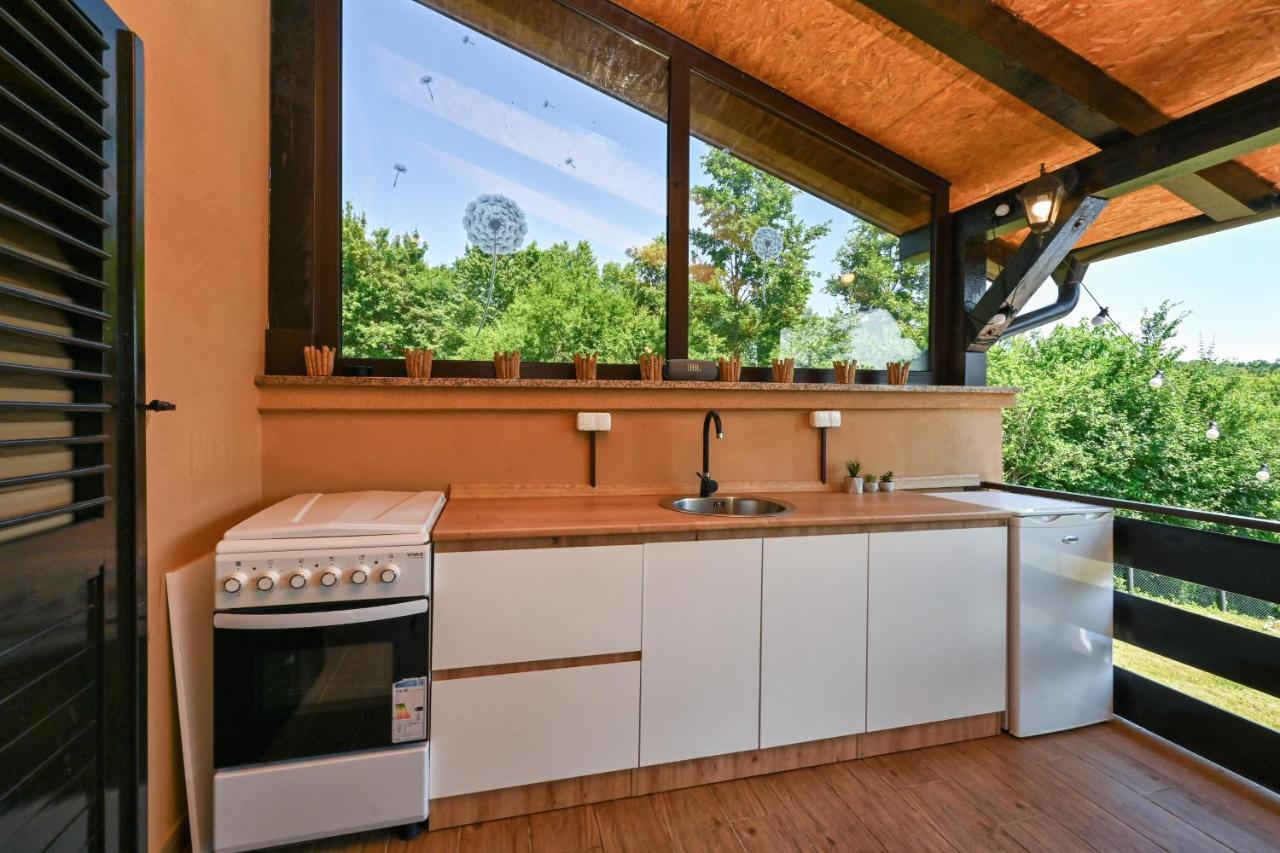 Вилла Jungle House With Private Pool And Hot Tub Sveti Ivan Zelina Экстерьер фото